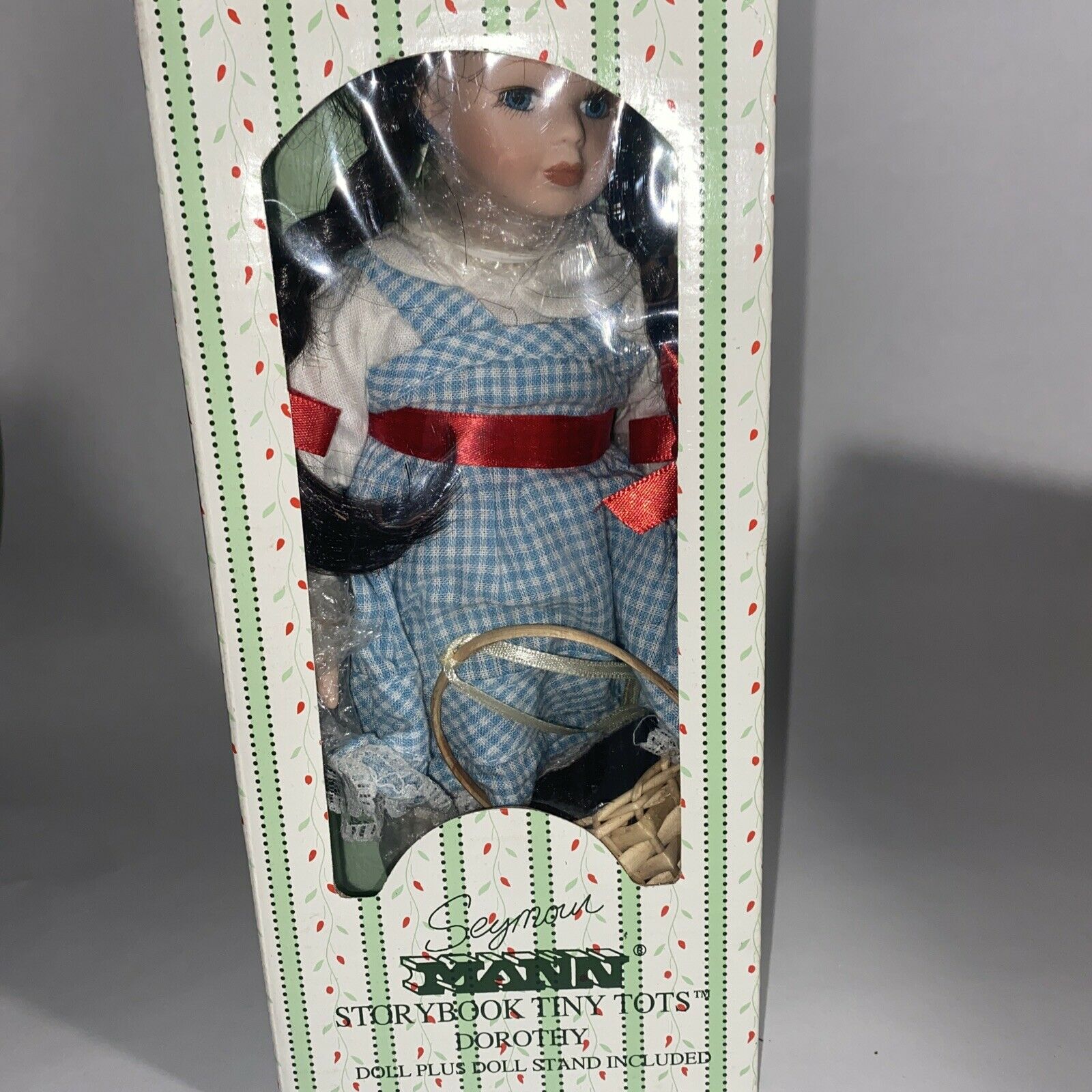 Seymour Mann Wizard Of Oz Dorothy Storybook Tiny Tots Porcelain Doll With Stand