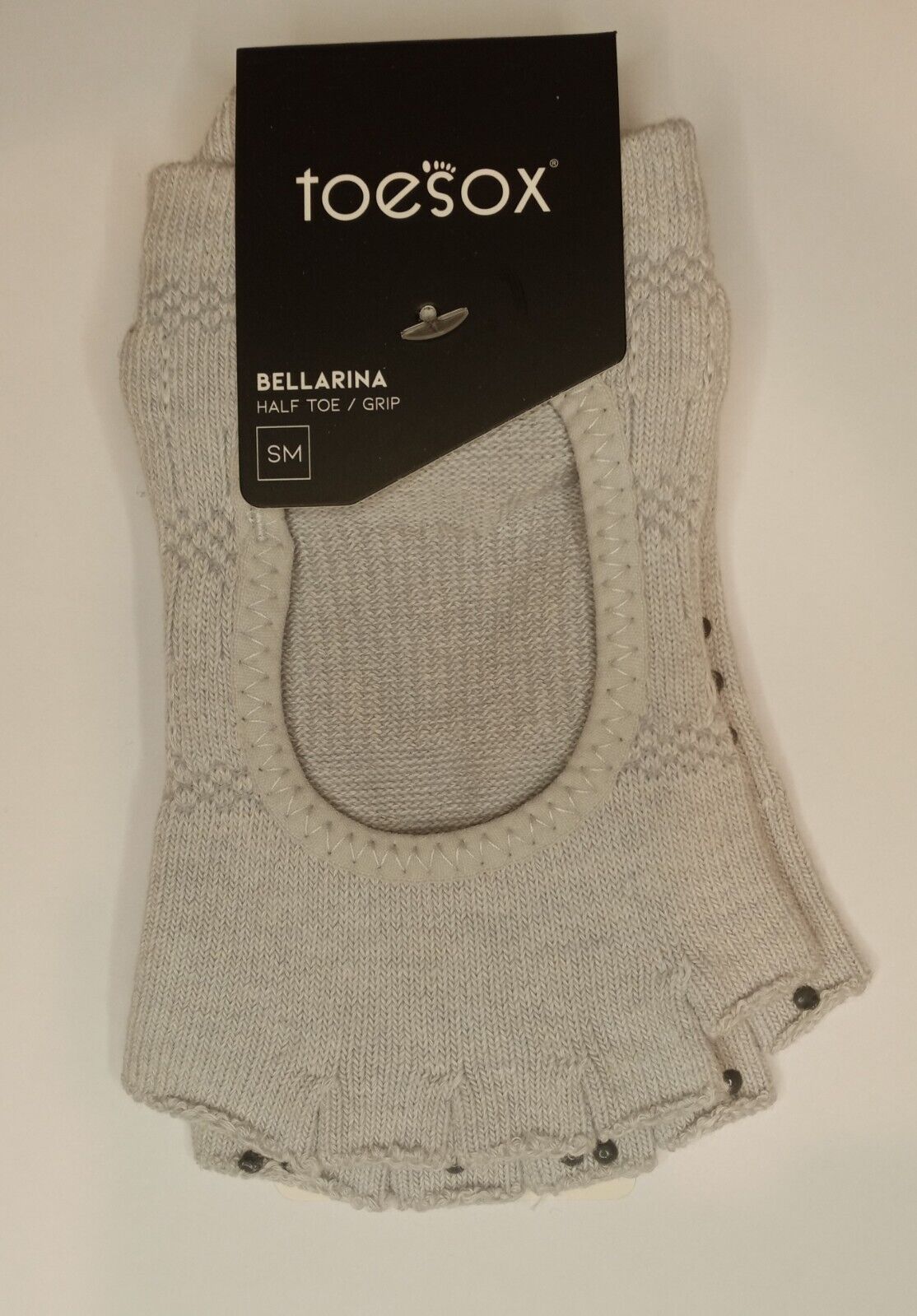 Toesox Bellarina Half Toe Grip Socks Size Small NEW Color Ciao Pilates Yoga...