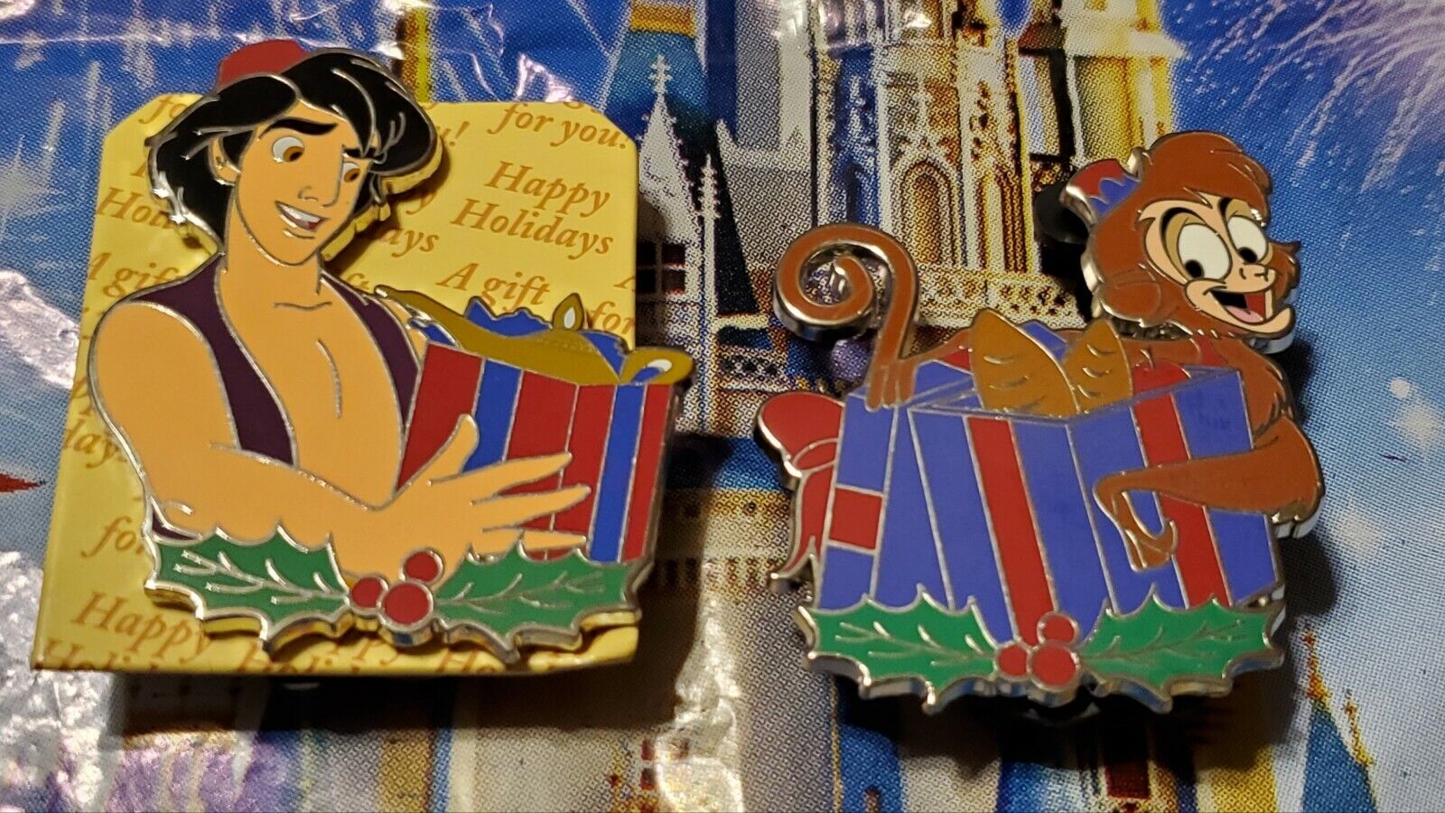 Disney Pins Aladdin & Abu Holiday Gifting 2020 Le 4000 Free Shipping