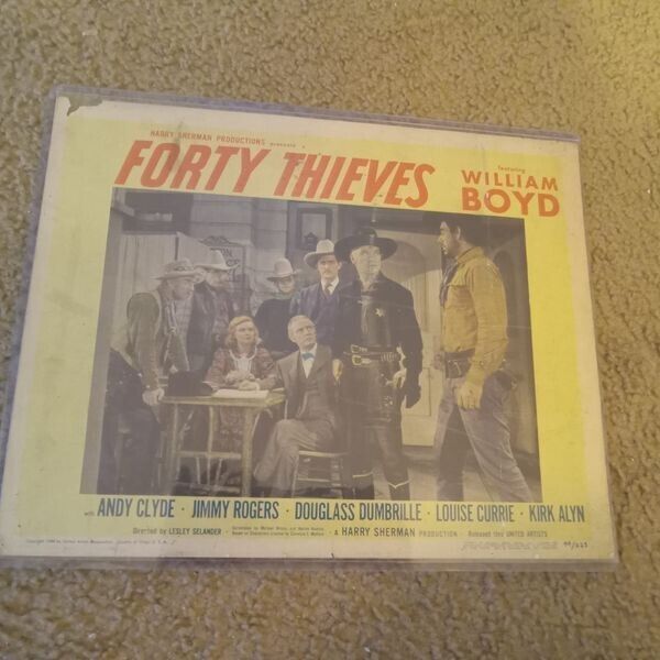Forty Thieves Lobby Card. Original. 1944. 11X14. 44/223