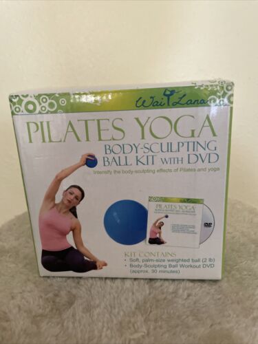 Pilates And Yoga Body Sculpting Exercise Ball Open New In Open Box Less Dvd