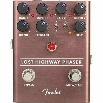 NEW - Fender Lost Highway Phaser Pedal, #023-4544-000