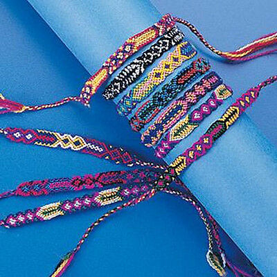 12x Woven Friendship Bracelets New!  - Us Seller - Assorted Wholesale Bulk Lot!