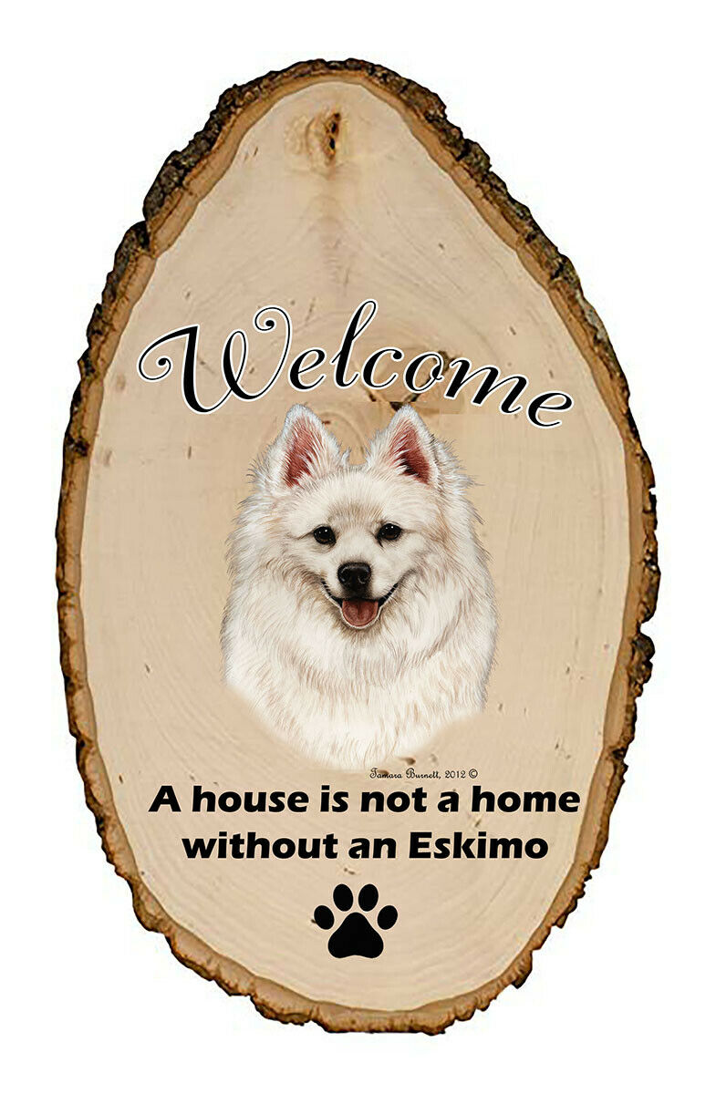 Outdoor Welcome Sign (tb) - American Eskimo 51126