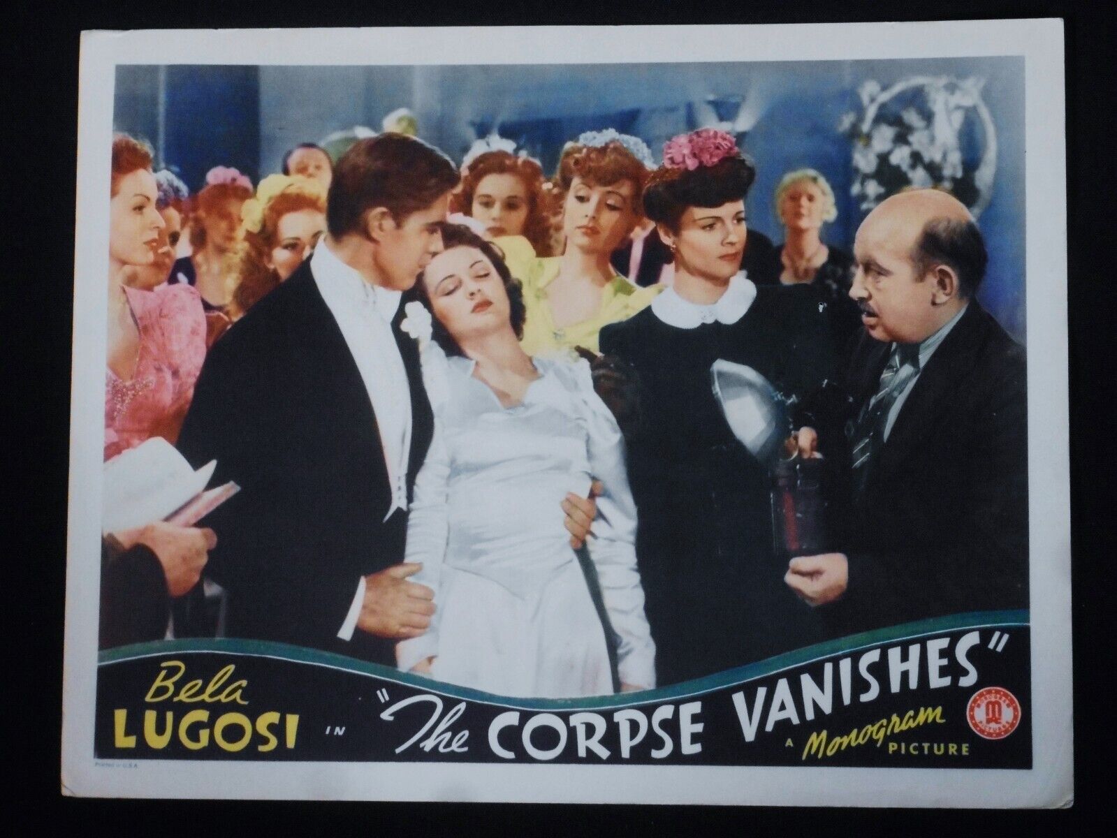 THE CORPSE VANISHES 1942 * BELA LUGOSI * CLASSIC POVERTY ROW HORROR LOBBY CARD!!