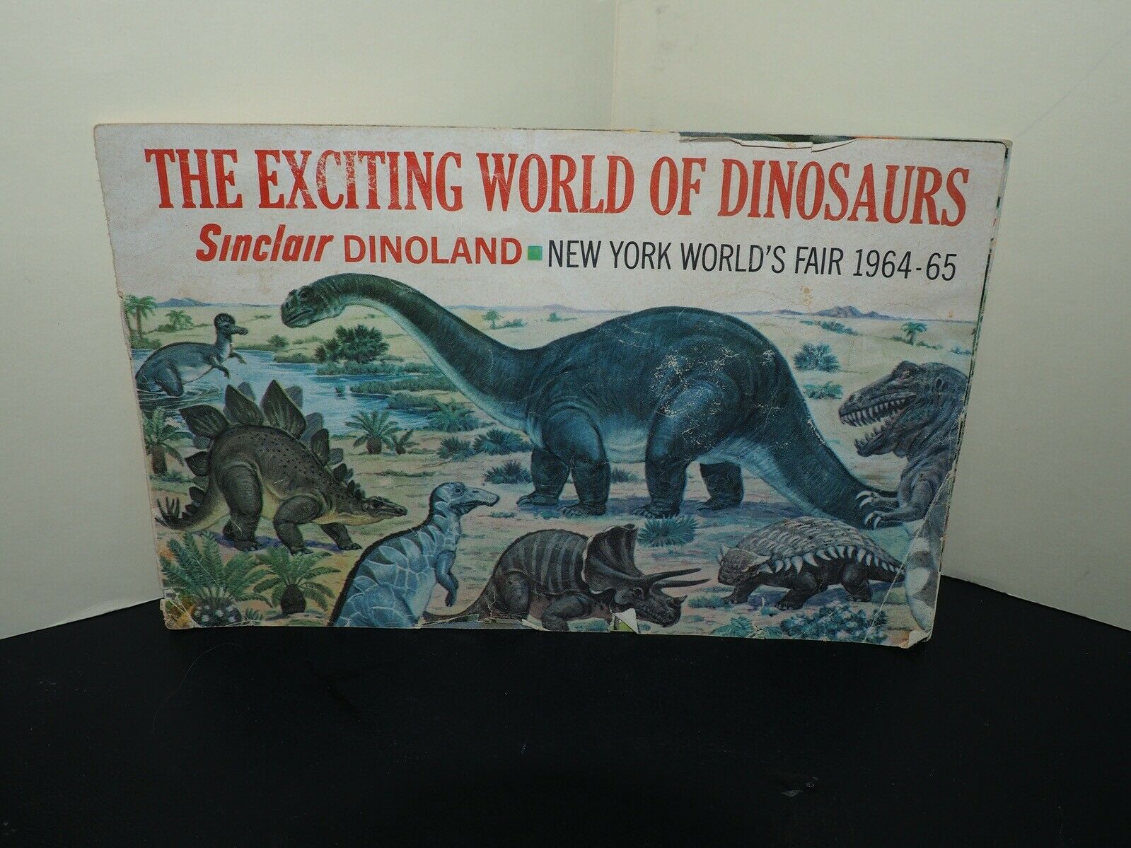 Vintage "the Exciting World Of Dinosaurs" Sinclair Dinoland Worlds Fair-1964-65