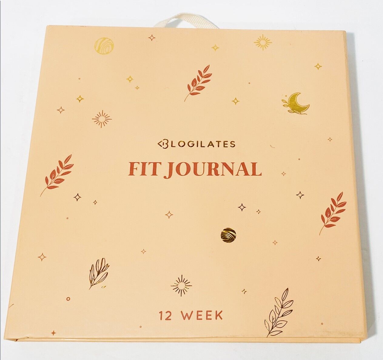 Blogilates 12 Week Fit Journal with Tape Measure and Pen - NEW