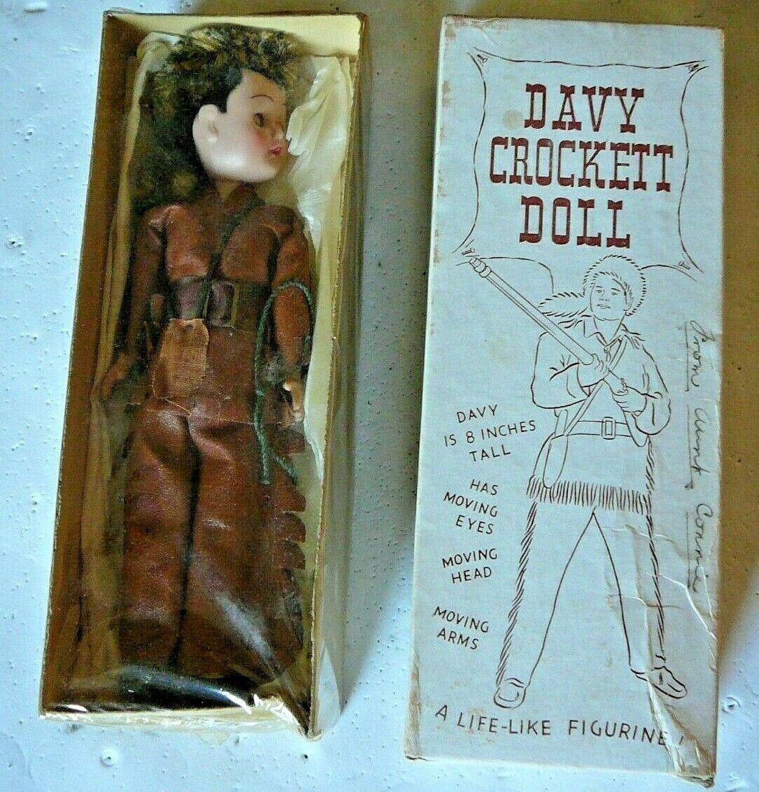 Vintage Davy Crockett  8" Doll