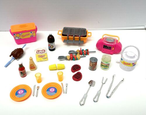 Barbie Fun Fixin Picnic 90’s Vintage Pretend Play Accessory Set- Complete
