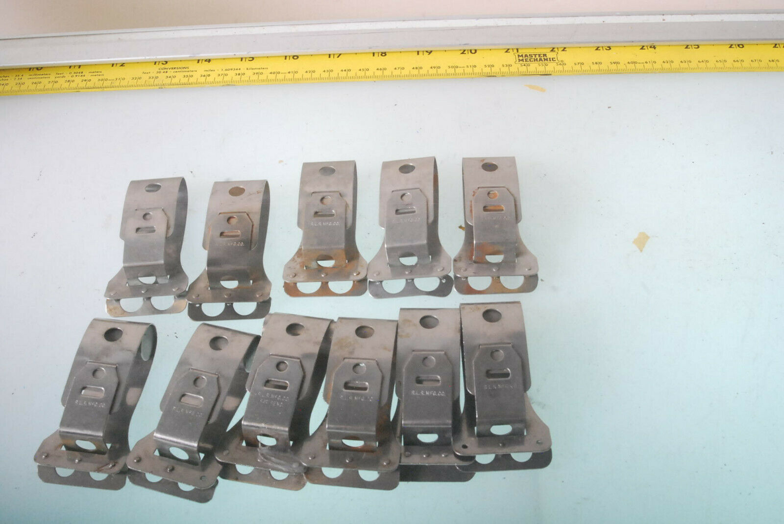 12  Rlr Stainless  Steel  Film Clips 6-weighted