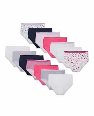 Fruit Of The Loom Girls Assorted Cotton Brief 14 Pack