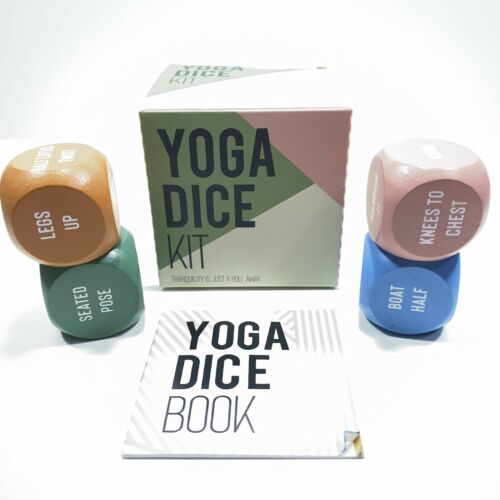 Yoga Dice Kit Set Of 4 Dice & Instructions - 24 Yoga Poses