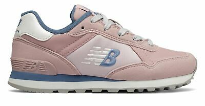 New Balance Kid's 515R Classic Big Kids Female Shoes Pink with Blue