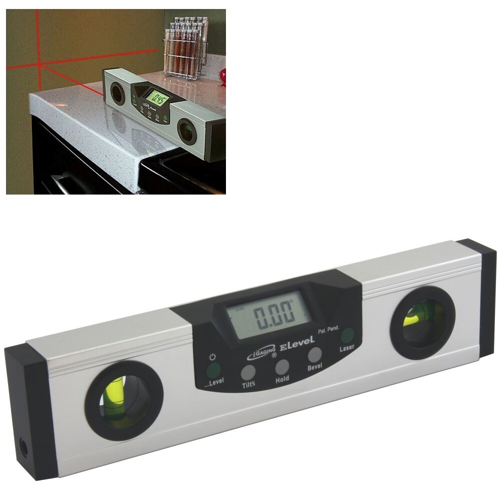 DIGITAL LASER LEVEL ANGLE INCLINE PROTRACTOR ELECTRONIC ANGLE GAUGE