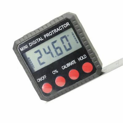 4*90° LCD Digital Protractor Inclinometer Level Leveler Bevel Box Layout Tool