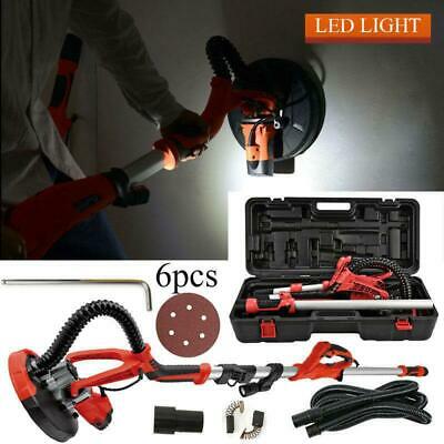 750w Drywall Sander Electric Sanding Tool Dry Wall Carrying Case Kit + Led Light